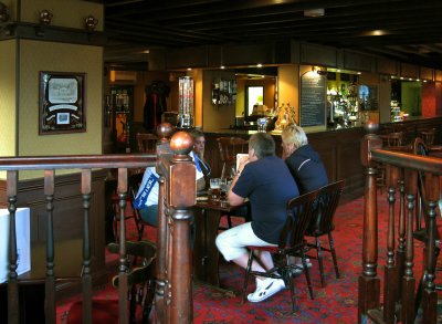 A typically comfortable British pub