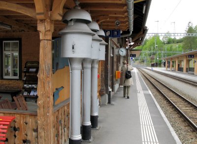 The famous bells of Filisur station