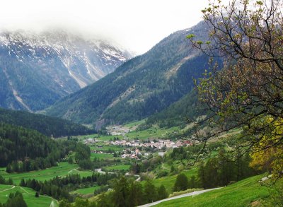 The Engadin valley
