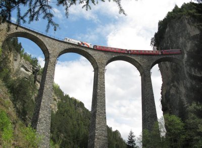Landwasser viaduct, Switzerland 2007 (see gallery A Swiss Railway)