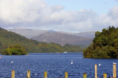 Windermere and the Fells above....