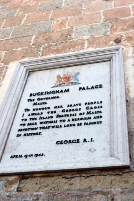 George Cross Plaque, Valletta
