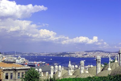 Istanbul Panorama - overlooking the  Bosphorus