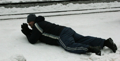 Robert in the Snow
