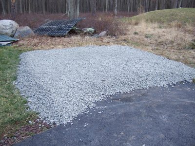 Gravel foundation