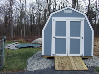 The old and new shed