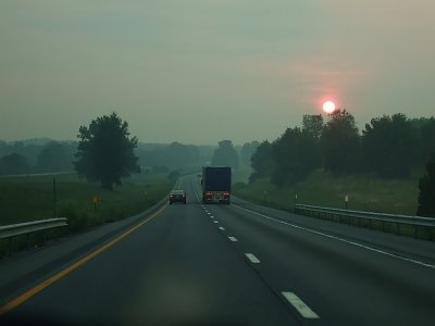 Passing a large truck