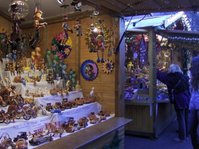 Strasbourg Advent Market stalls.4