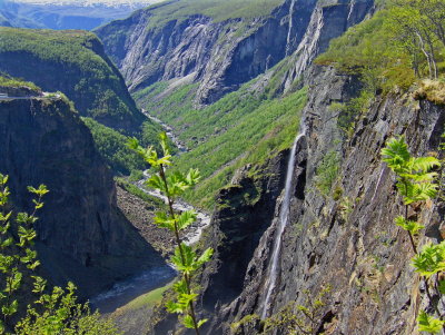 Voringsfossen waterfalls & valley