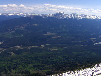 VIEW FROM WHISTLER'S MOUNTAIN
