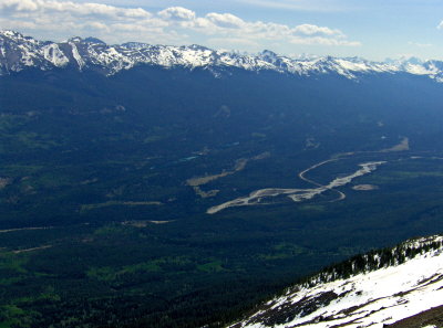 VIEW FROM WHISTLER'S MOUNTAIN . 1