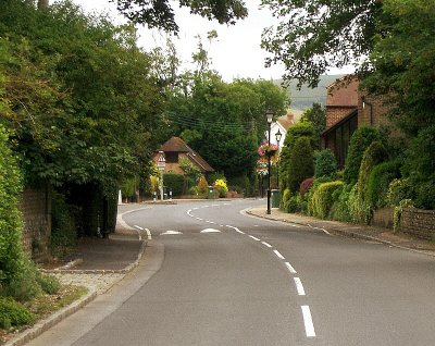 ROAD EAST OUT OF BRAMBER