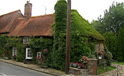AN OLD BRAMBER COTTAGE