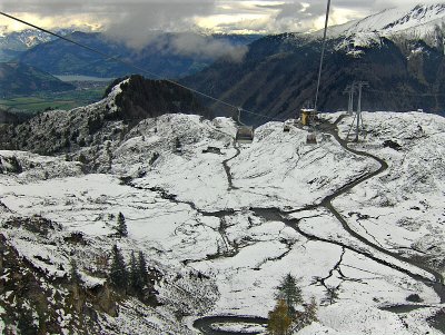 VIEW FROM GONDOLA DESCENT