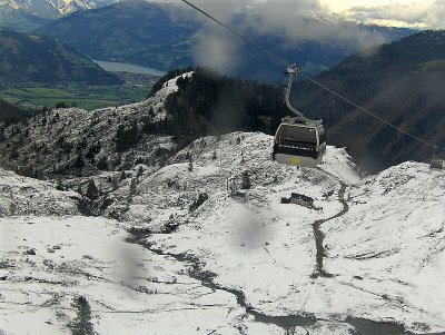 VIEW FROM GONDOLA DESCENT . 1