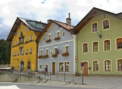 BRIGHTLY COLOURED BUILDINGS