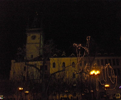TOWN HALL BY NIGHT