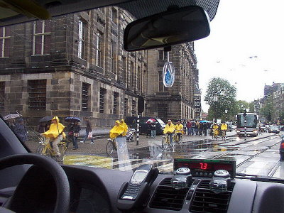 Rain in Amsterdam