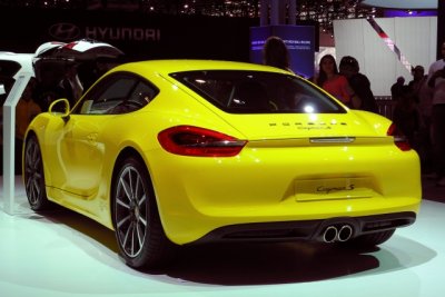 2014 Porsche Cayman S at New York International Auto Show (6453)