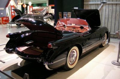 1954 Chevrolet Corvette. ISO 200, 1/2.9 sec., f/2.7, auto WB, tungsten/mixed.