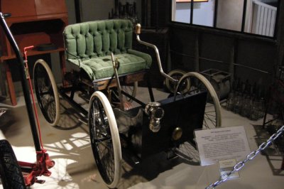 Replica of 1896 Ford Quadracycle. ISO 800, 1/12.6 sec., f/2.7.