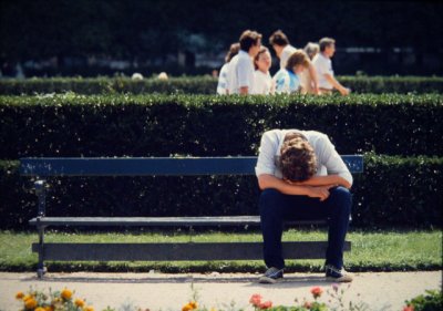 Tuileries Gardens, Paris, 1982.
