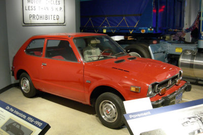 1977 Honda Civic. The Civic was one of the first popular Japanese imports.
