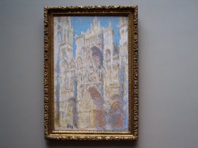(10) Claude Monet, Rouen Cathedral, West Facade, Sunlight, 1894