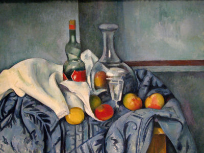 (12) Paul Cezanne, The Peppermint Bottle, 1893/1895