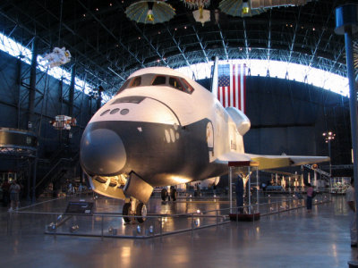 Enterprise, the first space shuttle.