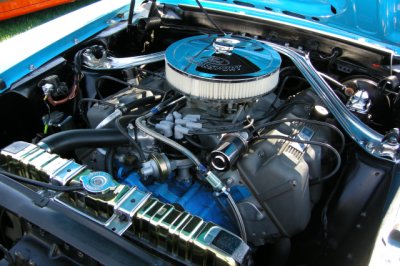 429 c.i.d. hemi V8 -- Ford's late-1960s answer to the legendary Chrysler 426 c.i.d. hemi V8