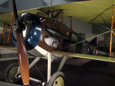 SPAD XIII Smith IV, French, World War I, assigned to the 2nd Aero Pursuit Squadron of the U.S. Army Air Service, 1918.