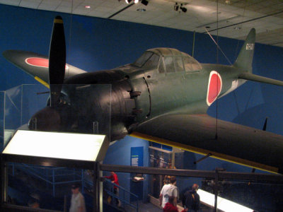 Mitsubishi A6M5 Zero. The Zero was the primary Japanese naval fighter during World War II.