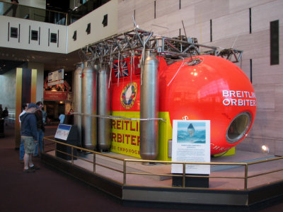 Bertrand Piccard and Brian Jones completed the journey in this British-built gondola  in 19 days, 21 hours, and 55 minutes.