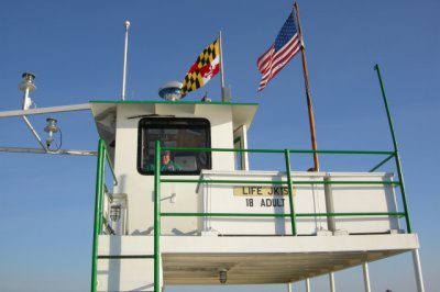 Oxford-Bellevue ferry boat in Maryland