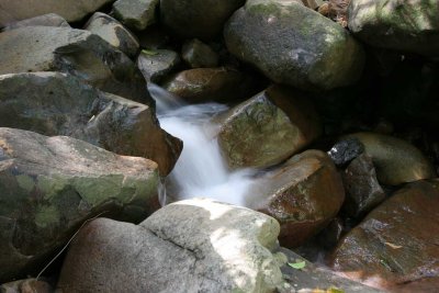 River rocks.