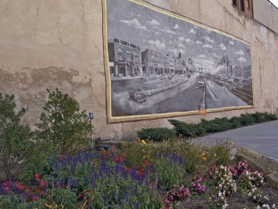 Mural of Bluefield As It Once Was