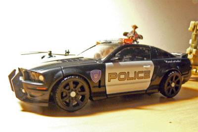 Barricade in patrol car mode