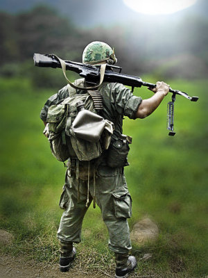 Dhong and his M60 by Ronin