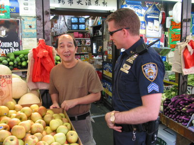 Talking with the local green grocers 2