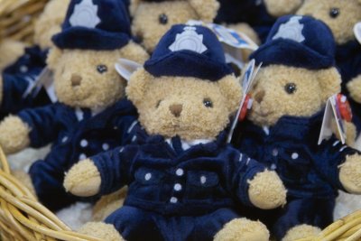 London Bobbies as teddy bears