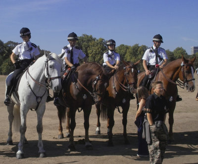 Horse Patrol in Hyde Park
