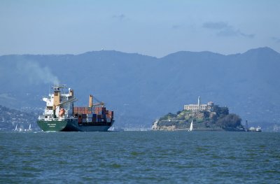 2-19-A Ship and Alcatraz