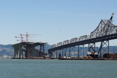 n3051 Old and New Bay Bridge