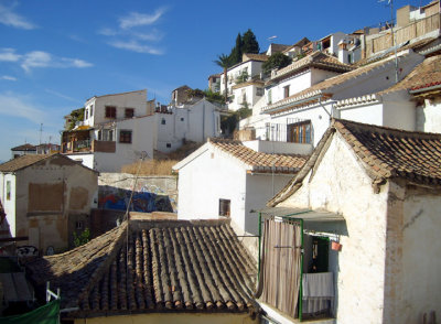 the houses of the albayazin muslim quarter of granada