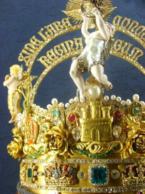 crown in the treasury at the cathedral