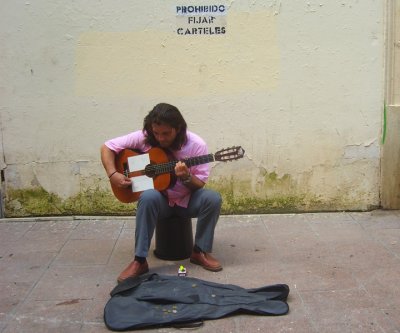 flamenco street musician
