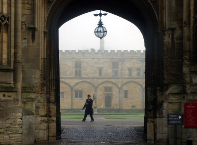 the entrance to christ church (college), oxford