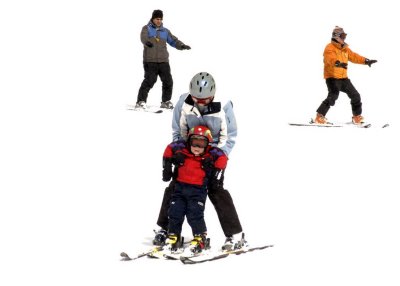 Will's First Day Skiing