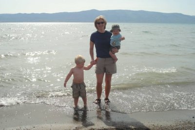 Wendy, Will and Noah, Bear Lake, Utah